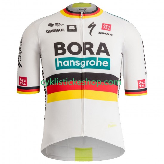 Cyklistický Dres s Krátkým Rukávem Bora-Hansgrohe 2024 Pánské N002