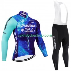 Cyklistický Bib Set Decathlon Ag2R 2024 Pánské N001