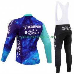 Cyklistický Bib Set Decathlon Ag2R 2024 Pánské N001