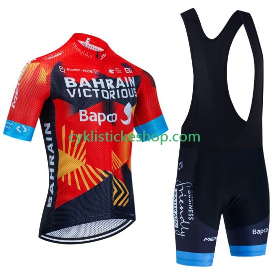 Cyklistický BIB Komplet Bahrain Victorious 2023 Pánské