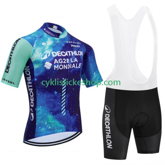 Cyklistický BIB Komplet Decathlon Ag2R 2024 Pánské N001