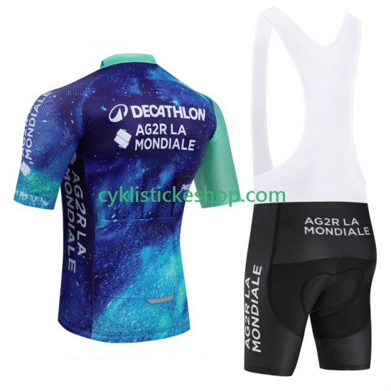 Cyklistický BIB Komplet Decathlon Ag2R 2024 Pánské N001