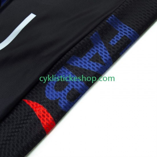 Cyklistický BIB Komplet Uae Emirates 2024 Black Pánské