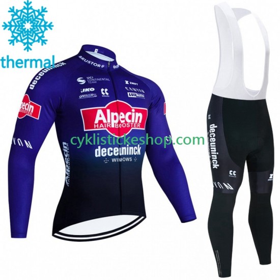 Cyklistický Bib Thermo Set Alpecin Deceuninck 2023 Pánské