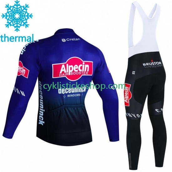 Cyklistický Bib Thermo Set Alpecin Deceuninck 2023 Pánské
