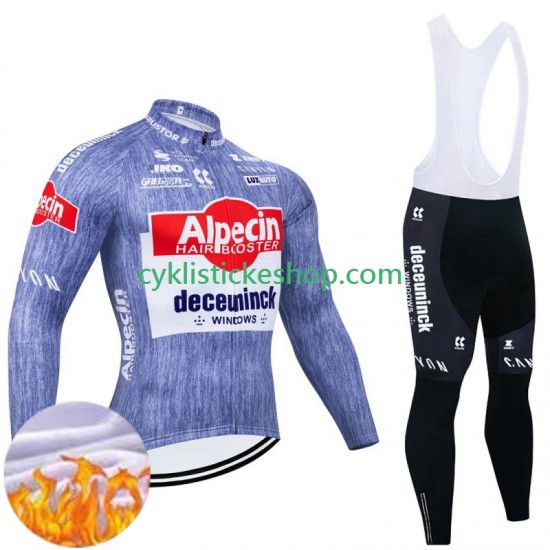 Cyklistický Bib Thermo Set Alpecin Deceuninck 2024 Pánské
