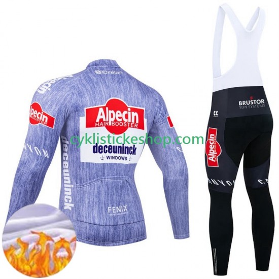 Cyklistický Bib Thermo Set Alpecin Deceuninck 2024 Pánské
