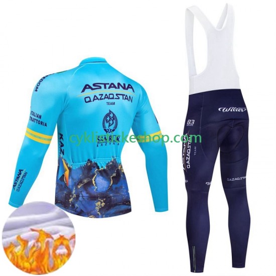 Cyklistický Bib Thermo Set Astana Qazaqstan 2024 Team Pánské