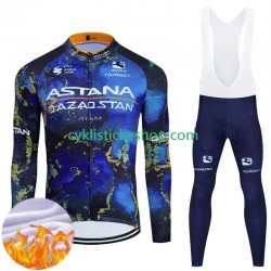 Cyklistický Bib Thermo Set Astana Qazaqstan 2024 Pánské