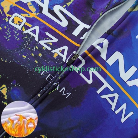 Cyklistický Bib Thermo Set Astana Qazaqstan 2024 Pánské