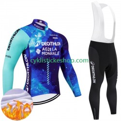 Cyklistický Bib Thermo Set Decathlon Ag2R 2024 Pánské N001