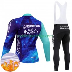 Cyklistický Bib Thermo Set Decathlon Ag2R 2024 Pánské N001