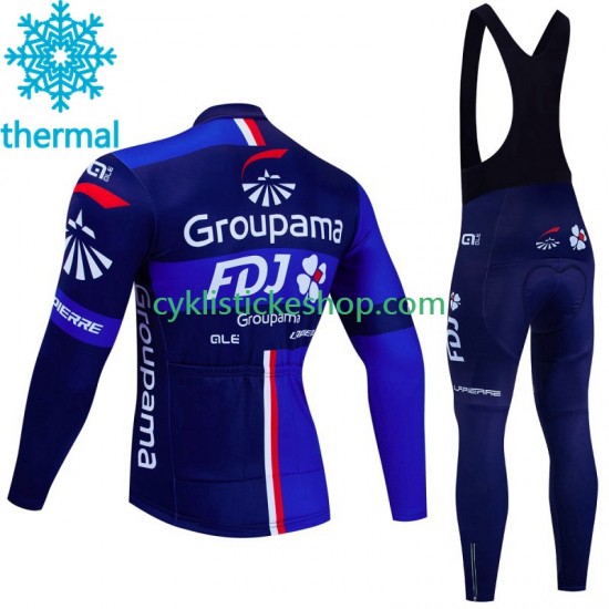 Cyklistický Bib Thermo Set Fdj Groupama 2023 Pánské