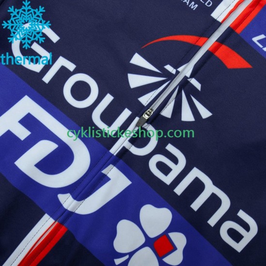 Cyklistický Bib Thermo Set Fdj Groupama 2023 Pánské
