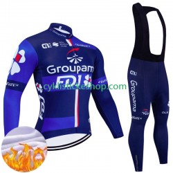 Cyklistický Bib Thermo Set Fdj Groupama 2024 Pánské