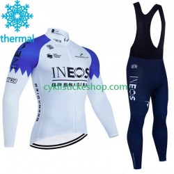 Cyklistický Bib Thermo Set Ineos Grenadier 2023 Blanc Pánské