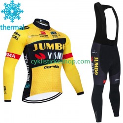 Cyklistický Bib Thermo Set Jumbo Visma 2023 Pánské