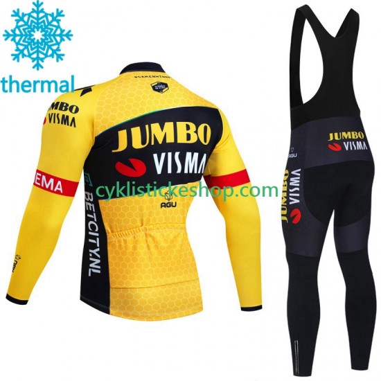 Cyklistický Bib Thermo Set Jumbo Visma 2023 Pánské