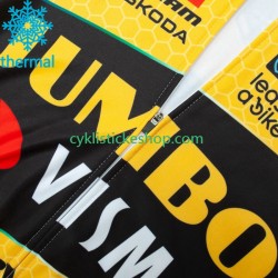 Cyklistický Bib Thermo Set Jumbo Visma 2023 Pánské