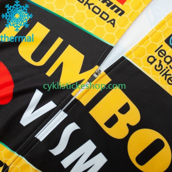 Cyklistický Bib Thermo Set Jumbo Visma 2023 Pánské