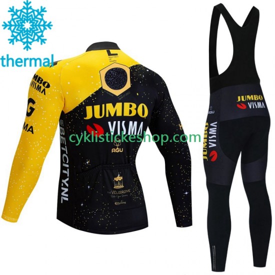 Cyklistický Bib Thermo Set Jumbo Visma Tdf Velodrome 2023 Pánské