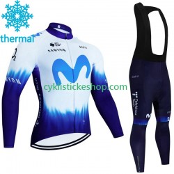 Cyklistický Bib Thermo Set Movistar Iceberg 2023 Pánské
