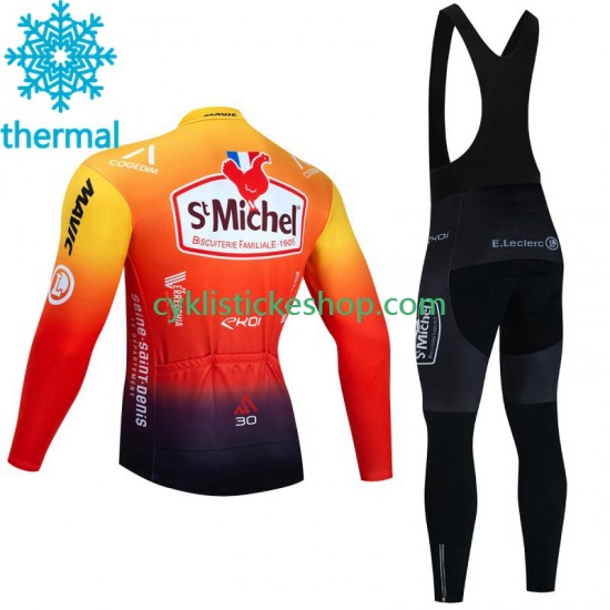 Cyklistický Bib Thermo Set Saint Michel Auber 93 2023 Pánské