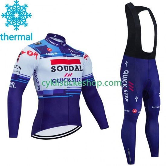 Cyklistický Bib Thermo Set Soudal Quickstep 2023 Pánské