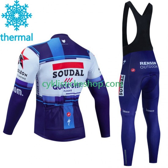 Cyklistický Bib Thermo Set Soudal Quickstep 2023 Pánské