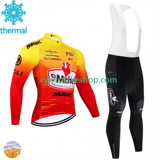 Cyklistický Bib Thermo Set St Michel Auber 93 Mavic 2024 Pánské