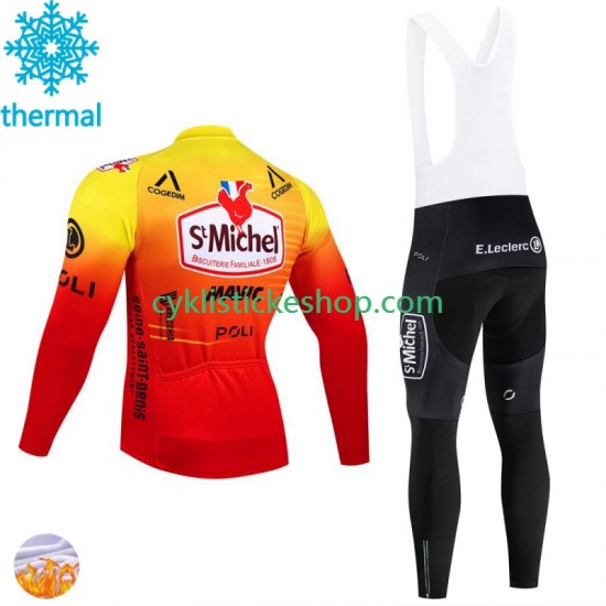 Cyklistický Bib Thermo Set St Michel Auber 93 Mavic 2024 Pánské