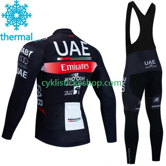 Cyklistický Bib Thermo Set Uae Emirates 2023 Pánské N001