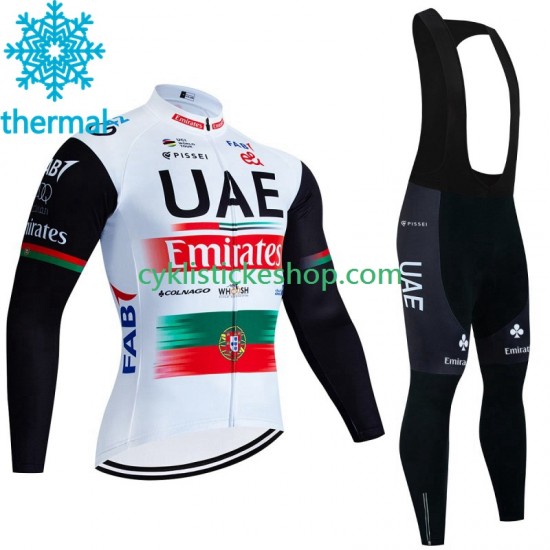 Cyklistický Bib Thermo Set Uae Emirates 2023 Pánské N002