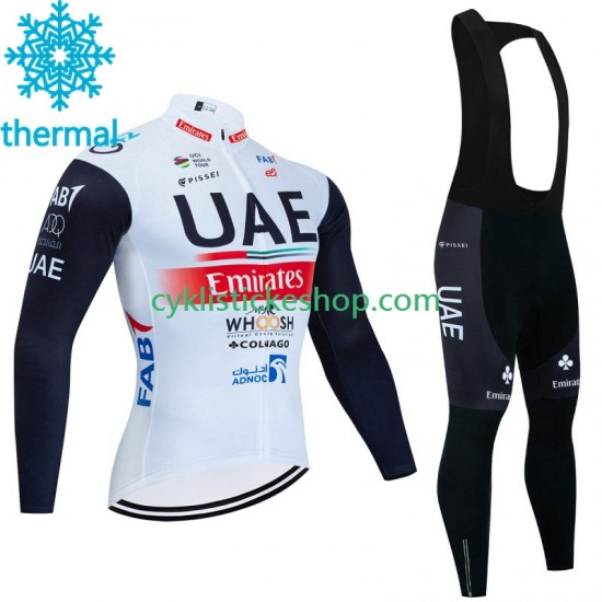 Cyklistický Bib Thermo Set Uae Emirates 2023 Pánské