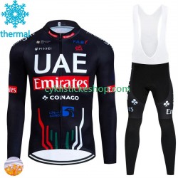 Cyklistický Bib Thermo Set Uae Emirates 2024 Pánské N001