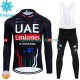 Cyklistický Bib Thermo Set Uae Emirates 2024 Pánské N001