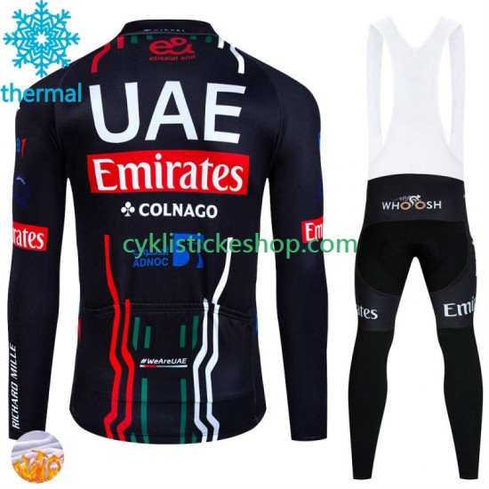 Cyklistický Bib Thermo Set Uae Emirates 2024 Pánské N001