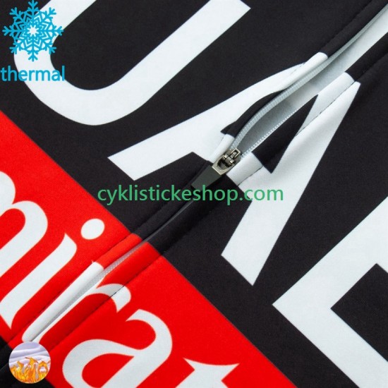 Cyklistický Bib Thermo Set Uae Emirates 2024 Pánské N001