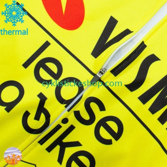Cyklistický Bib Thermo Set Visma Lease A Bike 2024 Pánské