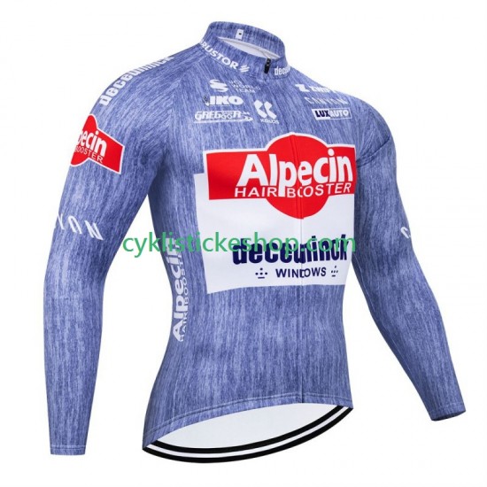 Cyklistický Dres s Dlouhými Rukávy Alpecin Deceuninck 2024 Pánské