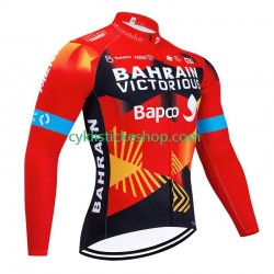 Cyklistický Dres s Dlouhými Rukávy Bahrain Victorious 2023 Pánské