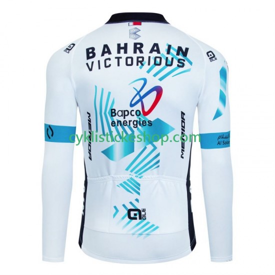 Cyklistický Dres s Dlouhými Rukávy Bahrain Victorious 2024 Pánské