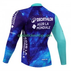 Cyklistický Dres s Dlouhými Rukávy Decathlon Ag2R 2024 Pánské N001