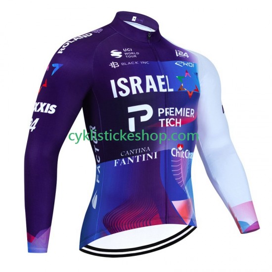 Cyklistický Dres s Dlouhými Rukávy Israel 2023 Pánské