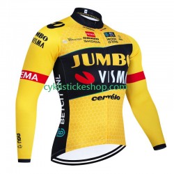 Cyklistický Dres s Dlouhými Rukávy Jumbo Visma 2023 Pánské