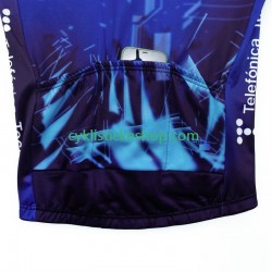 Cyklistický Dres s Dlouhými Rukávy Movistar 2024 Pánské