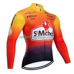 Cyklistický Dres s Dlouhými Rukávy Saint Michel Auber 93 2023 Pánské