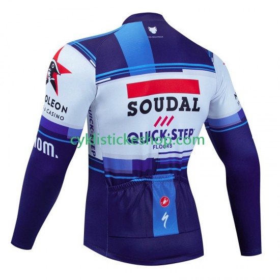 Cyklistický Dres s Dlouhými Rukávy Soudal Quickstep 2023 Pánské
