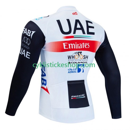 Cyklistický Dres s Dlouhými Rukávy Uae Emirates 2023 Pánské