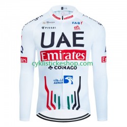 Cyklistický Dres s Dlouhými Rukávy Uae Emirates 2024 Pánské